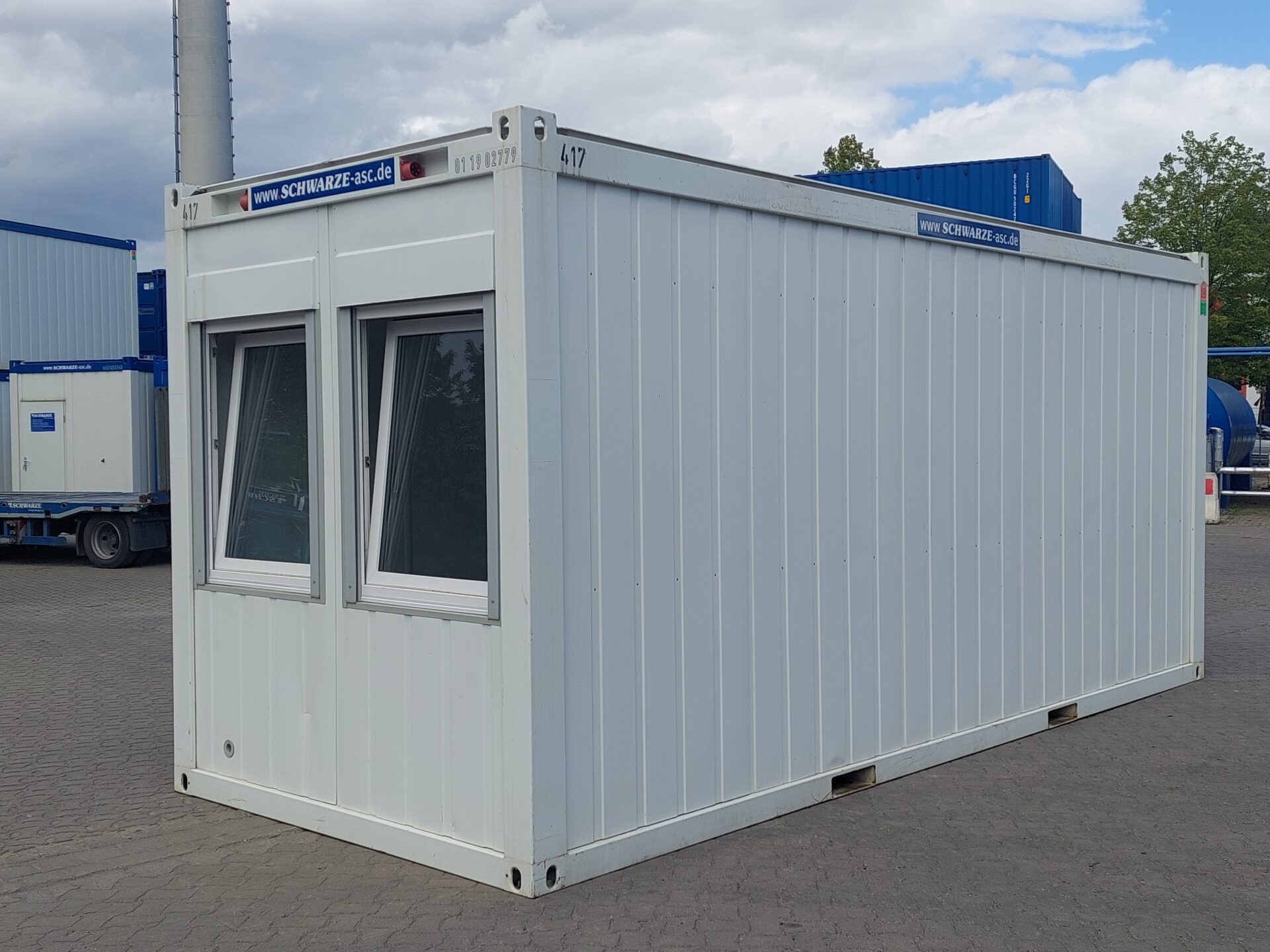 20' Bürocontainer 011902779 gebraucht <br> auf Anfrage