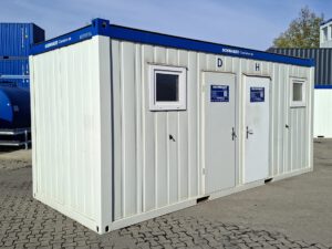 20' WC-Container D/H 021919194 gebraucht <br> auf Anfrage