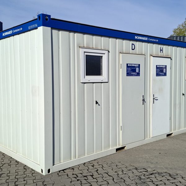 20' WC-Container D/H 021919194 gebraucht <br> auf Anfrage