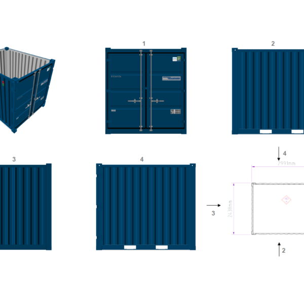 10' Lagercontainer <br> (VK_10L_NEU) <br> auf Anfrage