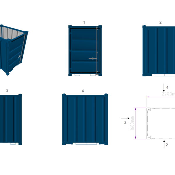 5' Lagercontainer <br> (VK_5L_NEU) <br> auf Anfrage