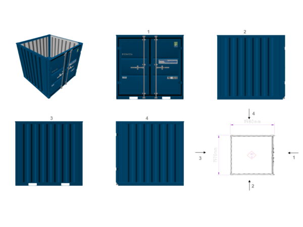 6' Lagercontainer <br> (VK_6L_NEU) <br> auf Anfrage
