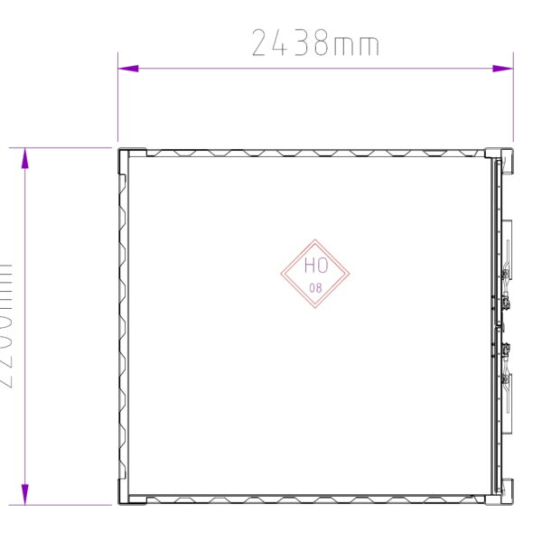 8' Lagercontainer <br> (VK_8L_NEU) <br> auf Anfrage